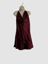 $108 Guess Women's Red Taryn Cowl Neck Dress Size Large