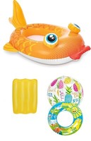 Kinder Plantsch Set Planschbecken Luftmatratze Schwimmring, Wasserball Pool Spie