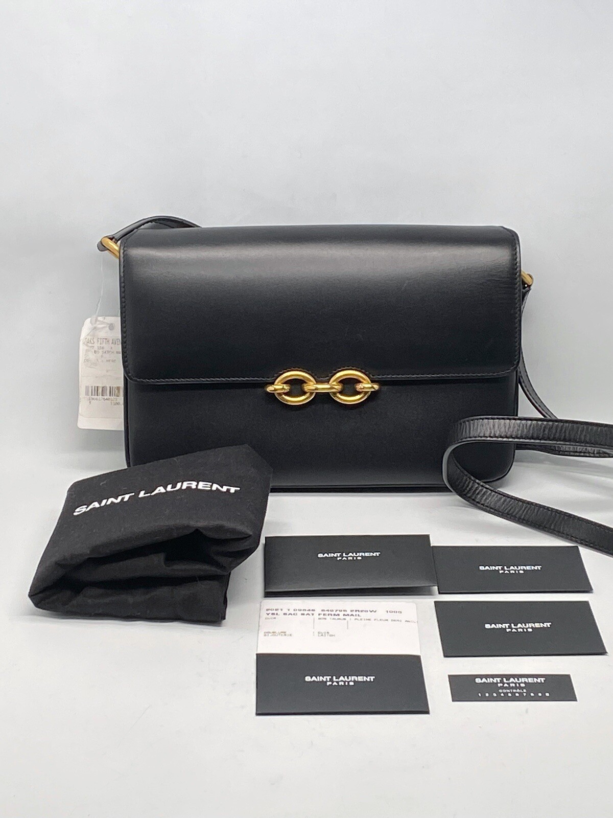 Saint Laurent Le Maillon Borsa a tracolla in pelle al dettaglio $3100