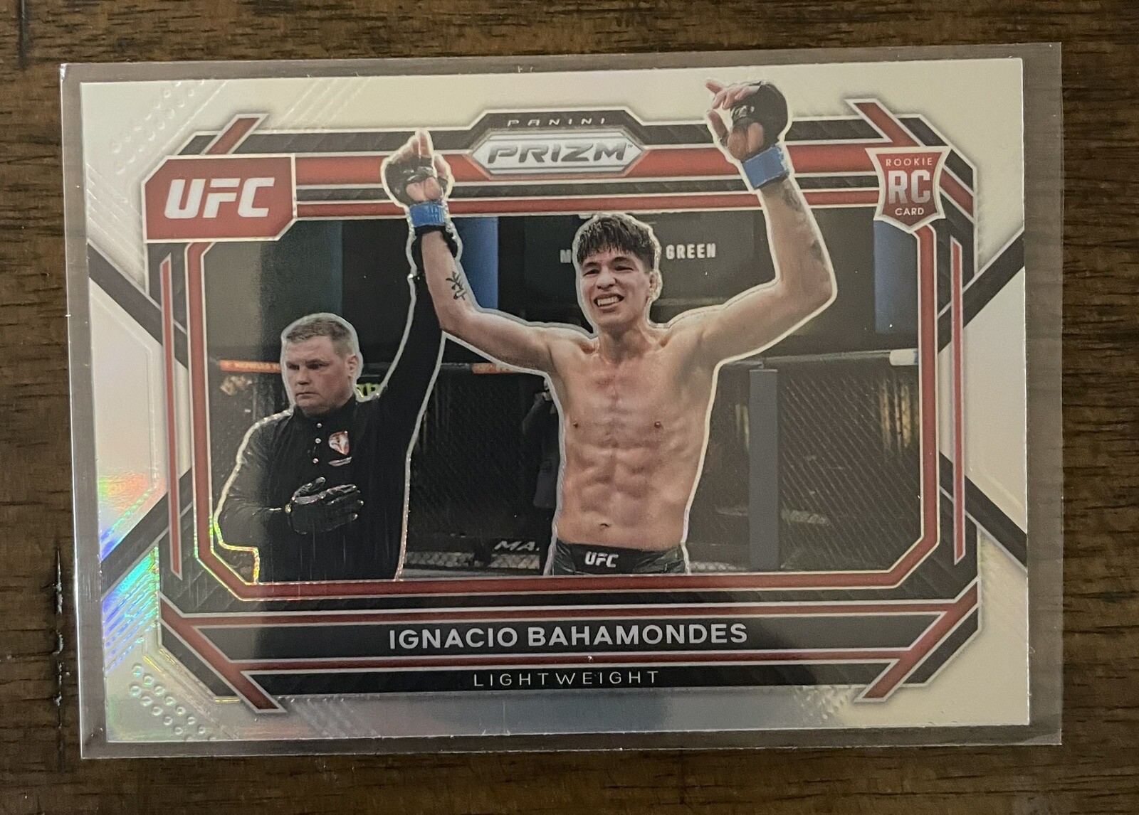 2023 Prizm UFC Horizontal Silver #62 Ignacio Bahamondes - Lightweight Rookie