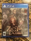 Zero Time Dilemma (Sony PlayStation 4, 2017) Complete In Box