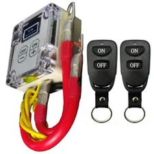 Car Battery Protector Disconnect Power Master Switch Isolator W/Remote Controls