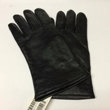 SAMCO Military Black Leather Gloves w Polyester Wool Lining, Size 5, 6, 7, 8 NEW
