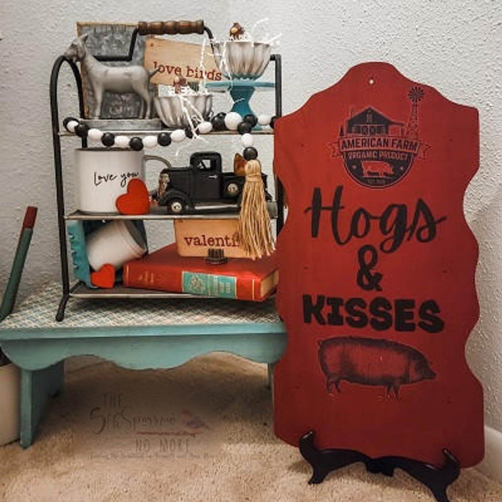 CLEARANCE Rub On Furniture Transfers ON THE FARM Furniture Decals