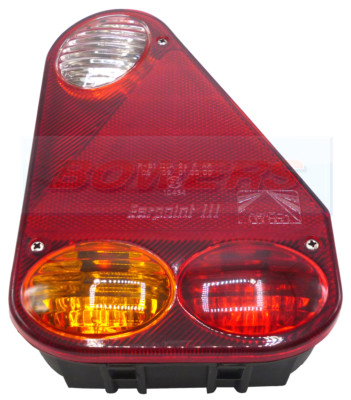 ASPOCK EARPOINT 3 III REAR L/H TAIL LIGHT LAMP WITH REVERSE BRIAN JAMES TRAILER