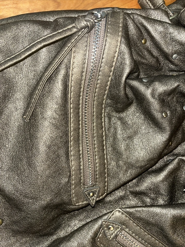 womens Purse Converse faux Leather Purse Handbag studded - Image 4 of 4