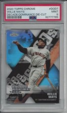 2020 Topps Chrome Decade of Dominance Die Cut #DOD-7 Willie Mays - PSA 9