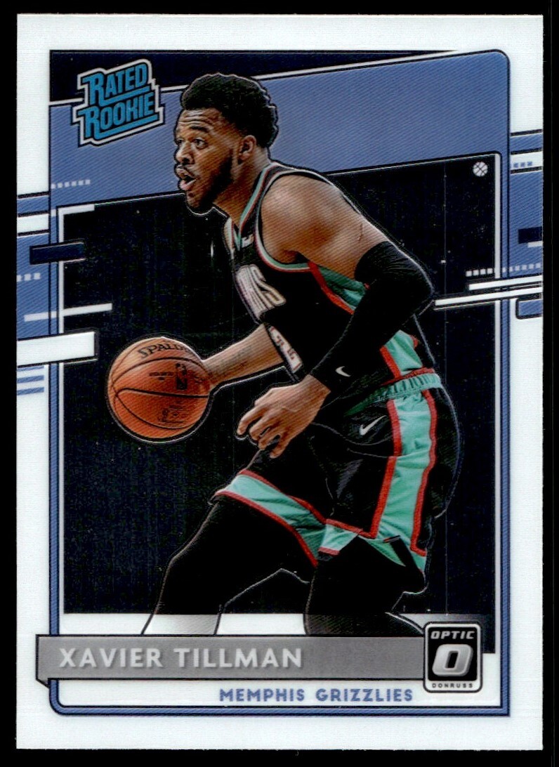 2020-21 Donruss Optic Xavier Tillman Rookie G216 Memphis Grizzlies #185
