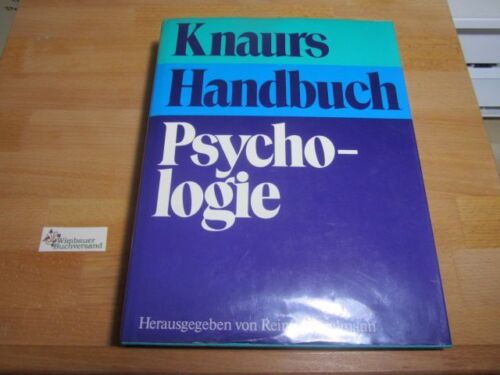Knaurs Handbuch Psychologie. hrsg. von Reinhart Stalmann Stalmann, Reinha 180907 - Bild 1 von 1