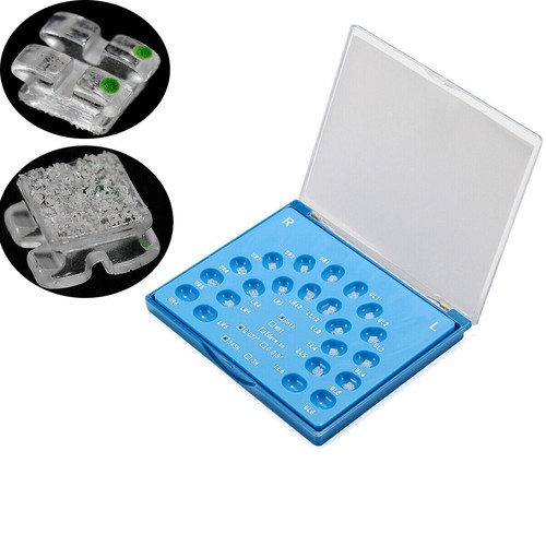 20Pc Orthodontic Monocrystalline Sapphire Braces Dental Ceramic Bracket Roth/MBT - Picture 6 of 7
