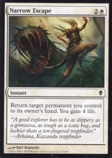 4X NARROW ESCAPE 27/249 ZENDIKAR MTG MAGIC LP X4 (yourdeckbuilder)
