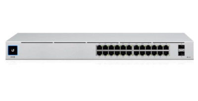 Ubiquiti UniFi 24 Port Managed L2/L3 Gigabit Ethernet (PoE) Switch - Silber