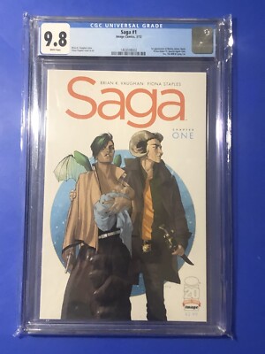 Saga #1 CGC 9.8 1st APPEARANCE First Print Main Cover A Vaughn Image COMIC 2012