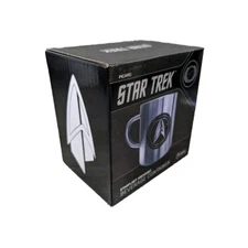 Eaglemoss | Starfleet Headquarters | Brushed Steel Mug | Star Trek Picard | New