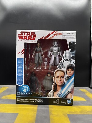 Star Wars Force Link Battle on Crait Rey Rose First Order Gunner Walk  Nib