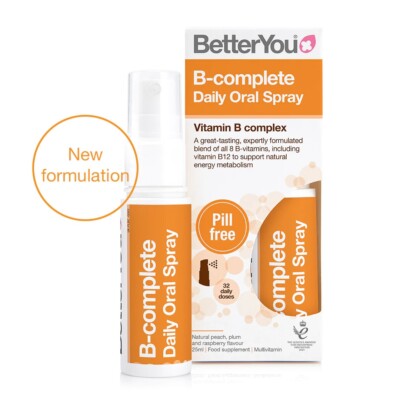 BetterYou B-Complete Daily Mundspray - B Complex B12 Spray 25ml (3er Pack)