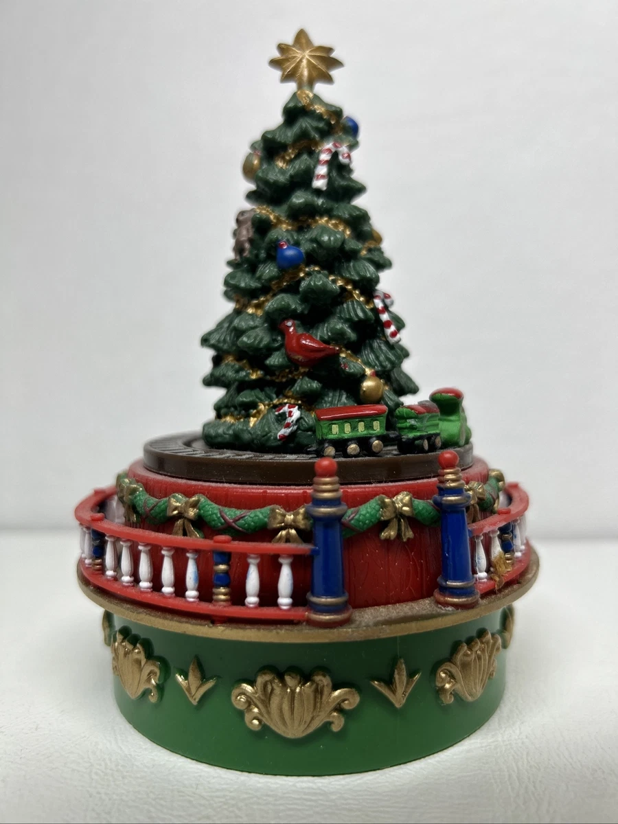 Mr. Christmas 2016 animated Musical Tree Plays Deck The Halls Rotating Music Box