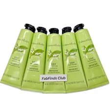 Crabtree & Evelyn Lily Hand Therapy Cream Sealed Travel Size 4.5oz (5x0.9oz)