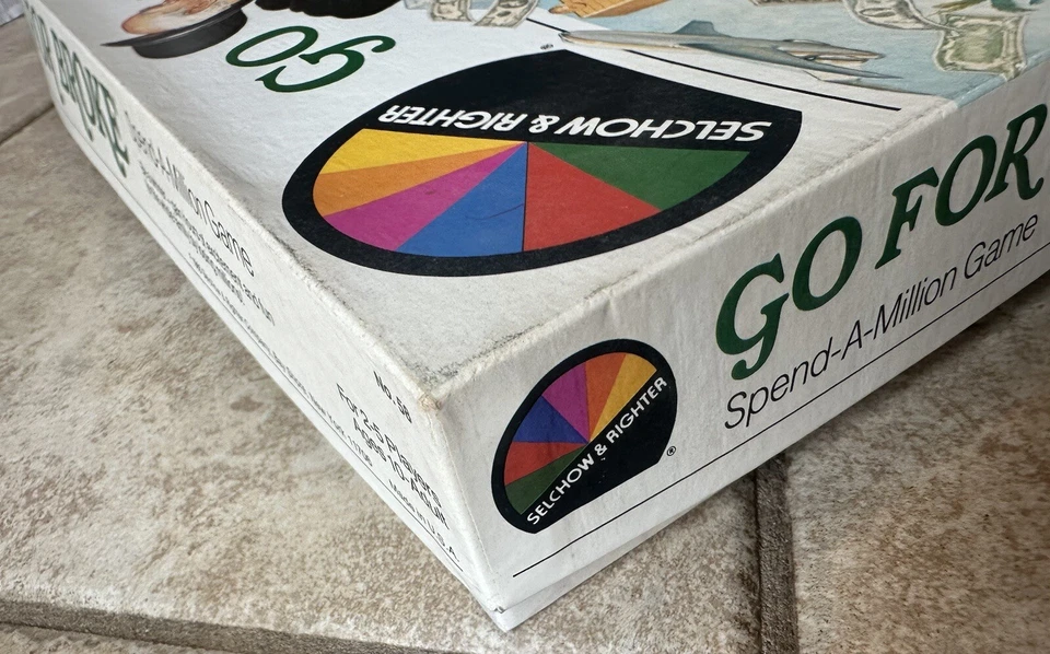 No. 58 Go for Broke Vintage 1985 Selchow & Righter Board Game 100 Complete - Image 4 of 4