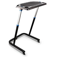 Alpcour Adjustable Bike Trainer Fitness Desk - Non-Slip Surface and Gadget Slots