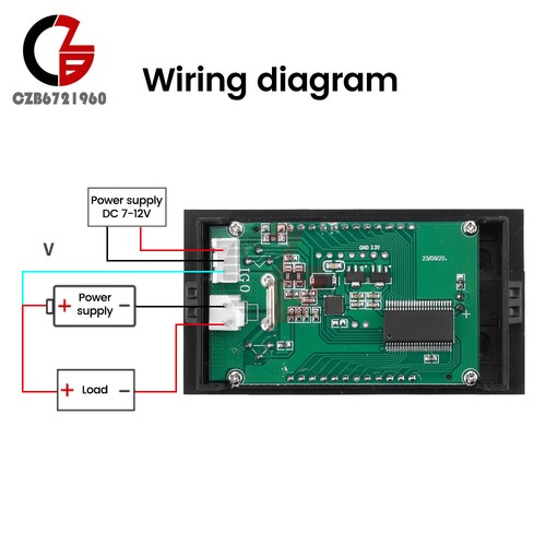 DC0-100V 10A Volt Amp Tester Gauge Monitor Voltage Amperage Power Energy Meter - Picture 18 of 24