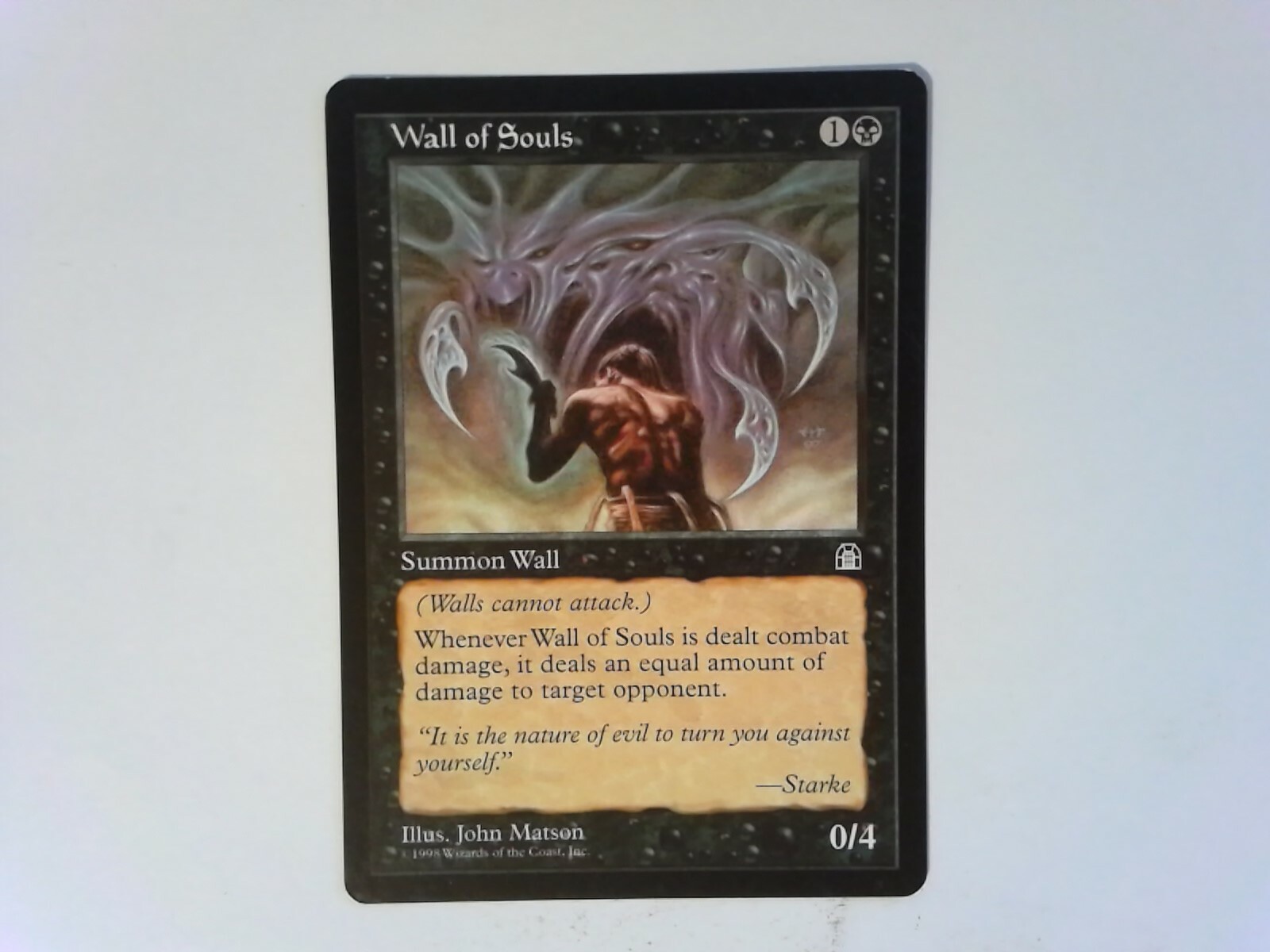 Wall of Souls Stronghold - Magic the Gathering MTG - Black | eBay