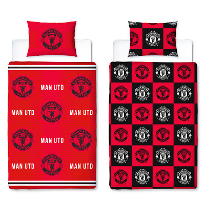 Offiziell lizenzierte MAN UTD HONOR Bettdecke Einzel Wende Drehbettwäsche Set 