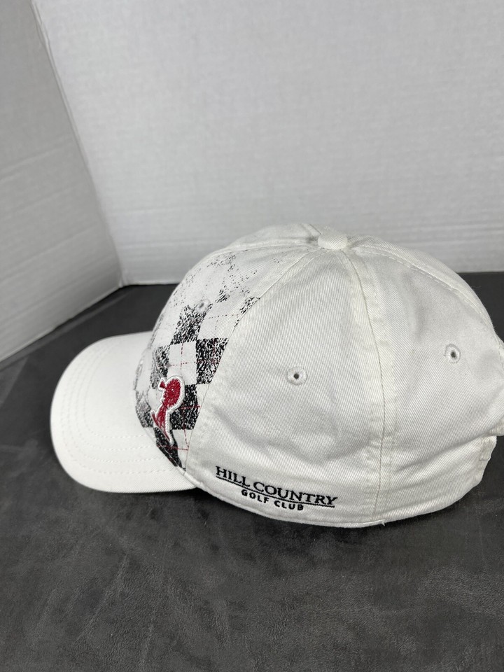 Hill Country Golf Club TEXAS Driver Fairway Hat Cap Member Round White