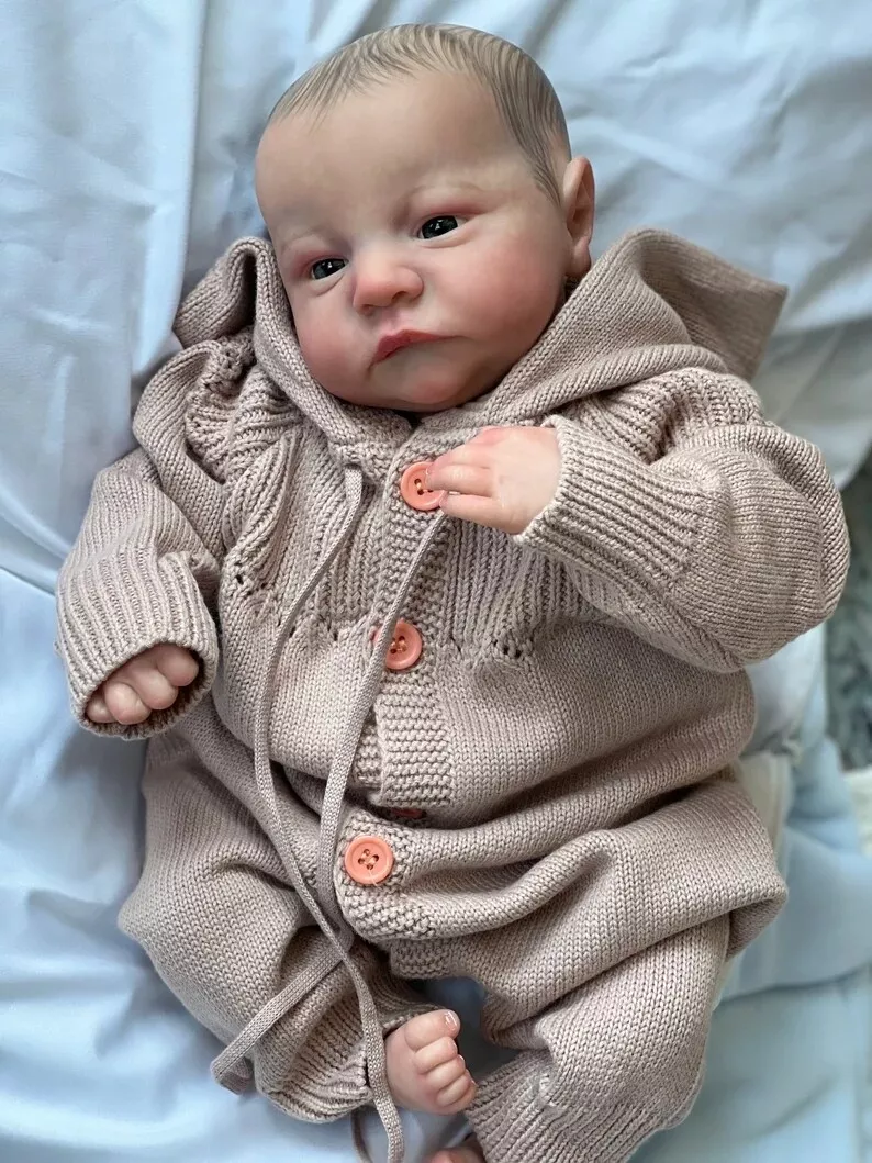 Anano Reborn Baby Dolls Black Girl, 24 Black Reborn Baby Dolls African American Boy Doll Reborn Mixed Baby Dolls That Look Real Real Born Baby Doll Silicone Black Reborn Dolls Boy