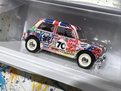 Mattel Creations Matchbox x Mr Brainwash 1964 Austin Mini Cooper S
