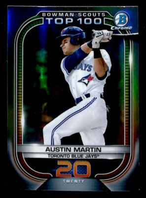 2021 Bowman Scout s Top 100 Austin Martin Toronto Blue Jays #BTP-20