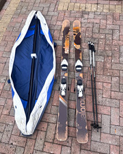 Salomon Sentinel 177cm All-Mountain Rocker Skis + Bindings 290 129/94/120