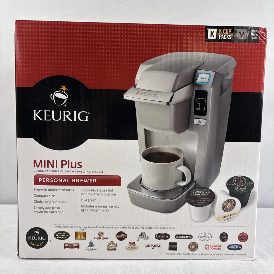 Keurig Mini Plus Personal Brewer Single Cup Coffee Pot W/ Reusable Coffee Filter - Image 2 of 4