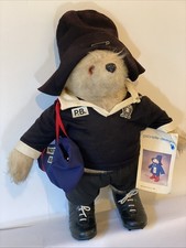 Vintage 1985 Gabrielle Designs Paddington Bear in Rugby Kit With Original Label