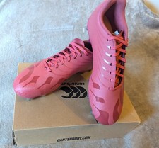 Image of Canterbury Stampede Groundbreak SG Rugby Boots UK 10 Red Soft Ground RRP £110