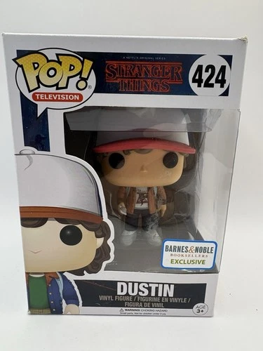 Stranger Things Dustin Funko Pop #424 Barnes & Noble Exclusive