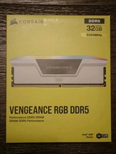 CORSAIR Vengeance RGB 32GB PC5-48000 DDR5-6000 RAM Memory CMH32GX5M2E6000C36