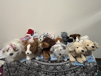 Ganz Webkinz & Lil'Kinz Plush Stuffed Animals Mixed Lot w/ clothes