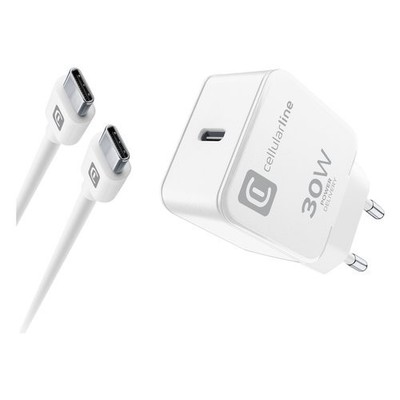 Cellular Line Charger Kit ACHIPHKITC2CPD30WW USB C 30W