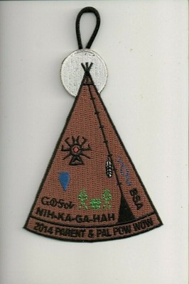 2014 Nih-Ka-Ga-Hah Parent and Pal Pow Wow patch