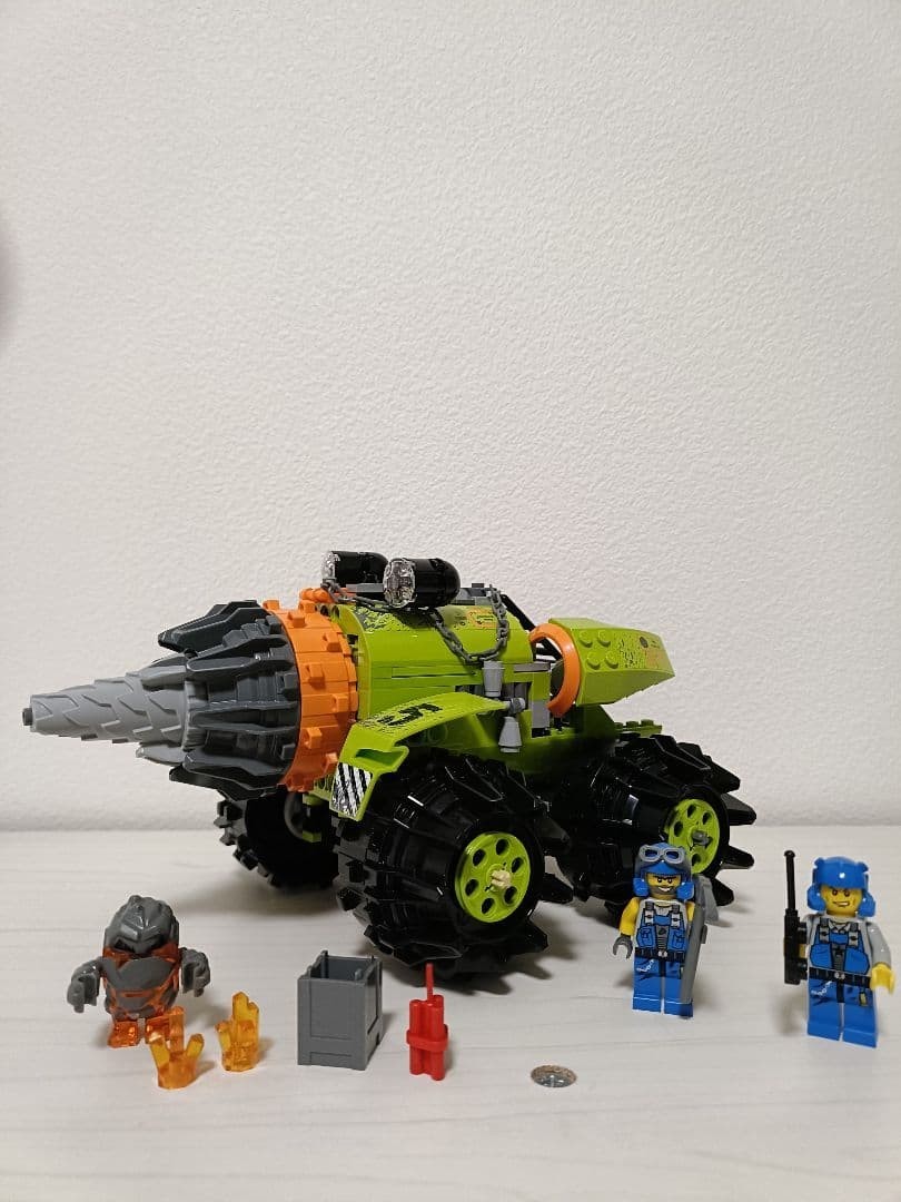 モンキー　実働 LEGO Power Miners Thunder Driller 8960 In 2009 Used Retired Comp W