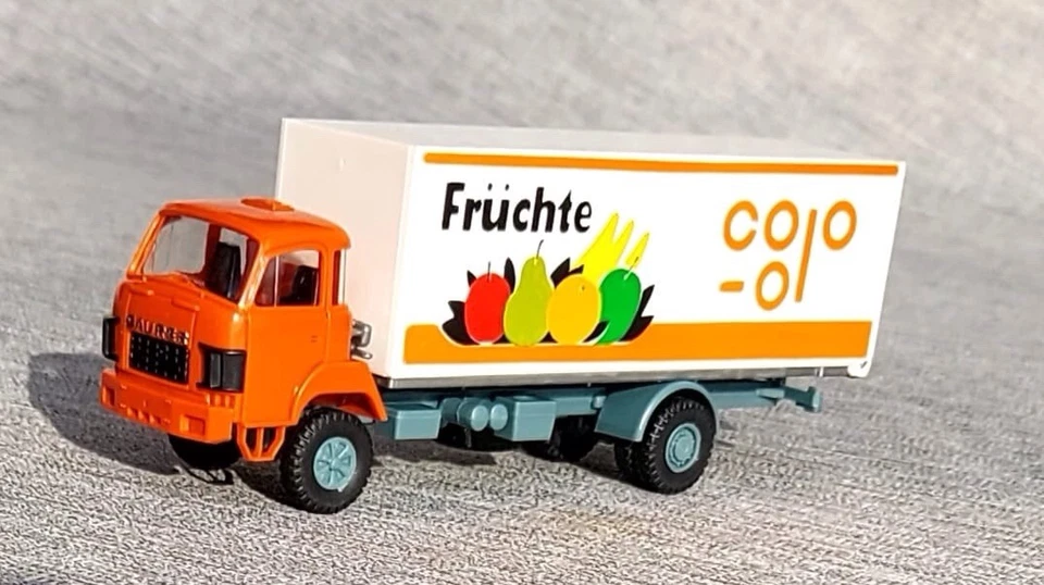 H0 1:87 Roskopf Früchte Saurer D 290/330 LKW Truck OVP 2-Achser - Bild 3 von 4