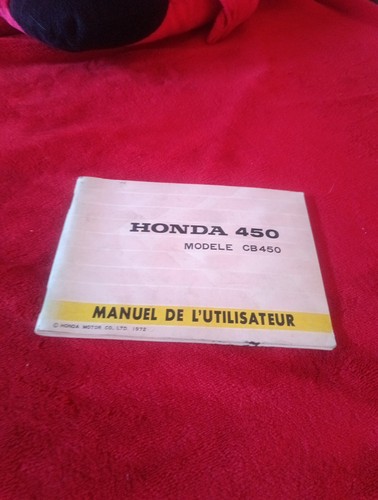 vintage motorrad bedienungsanleitung honda cb 450 1972