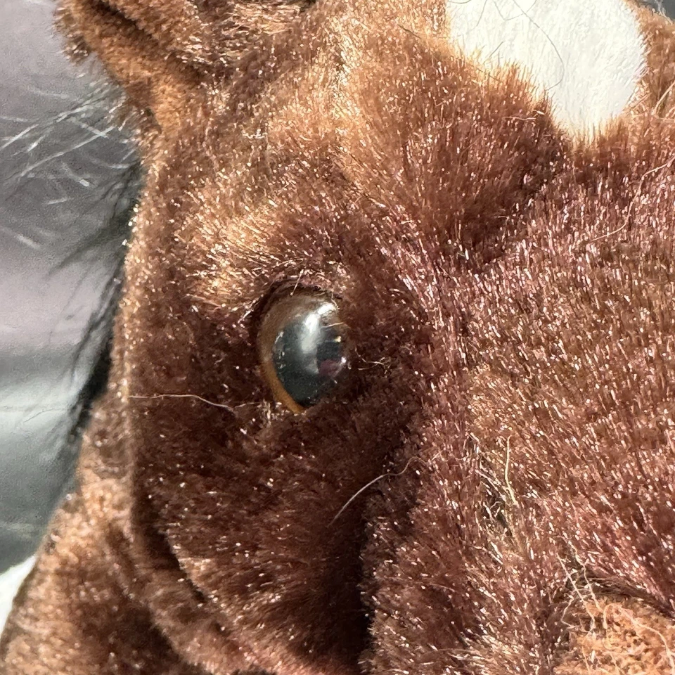 Ganz Webkinz Pinto Horse Plush Stuffed Animal HM147 Brown White NO CODE 2008 - Image 4 of 4