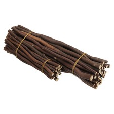 50 Pcs / 2 Size Wood Log Sticks, Drift Wood for Crafts, Brown