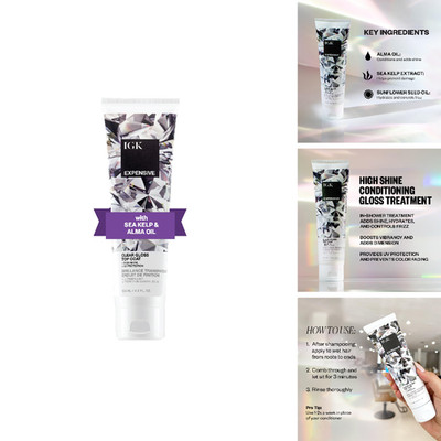 Igk Expensive Clear Gloss Top Coat High Shine Gloss Treatment For Soft Smooth