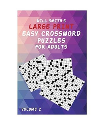 Will Smith Large Print Easy Crossword Puzzles For Adults- Volume 2, Will Smith