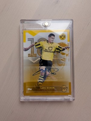 Topps Helden in Schwarz Gelb 22/23 Lars Ricken /25 Auto