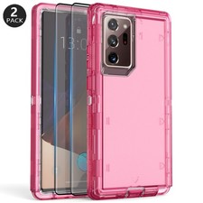 For Samsung Galaxy Note20/Note20 Ultra Transparent Case Cover Screen Protector