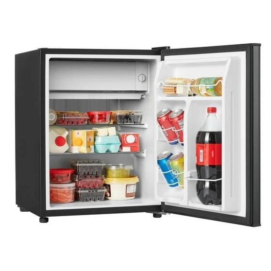 Galanz 2.5 Cu ft One Door Fridge, Black Estar, New, Free Shipping